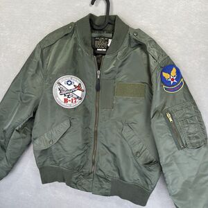 Vintage Spiewak Type L-2 Bomber Jacket Mens L USAF B-17 EAA Aviator Made In USA